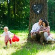 Séance engagement couple avec enfant - Guidel Plage - Bretagne